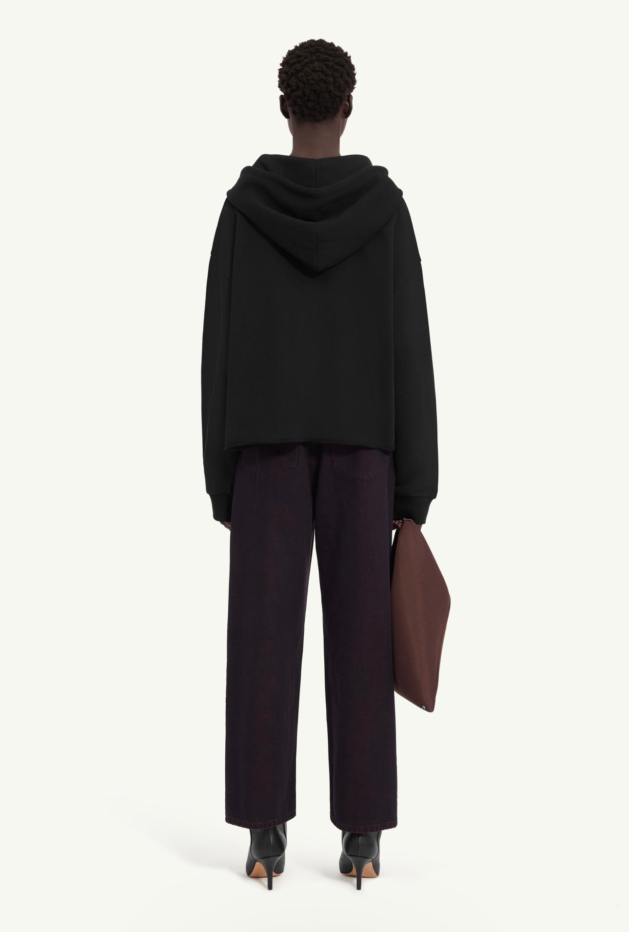 Hooded Sweatshirt in Black