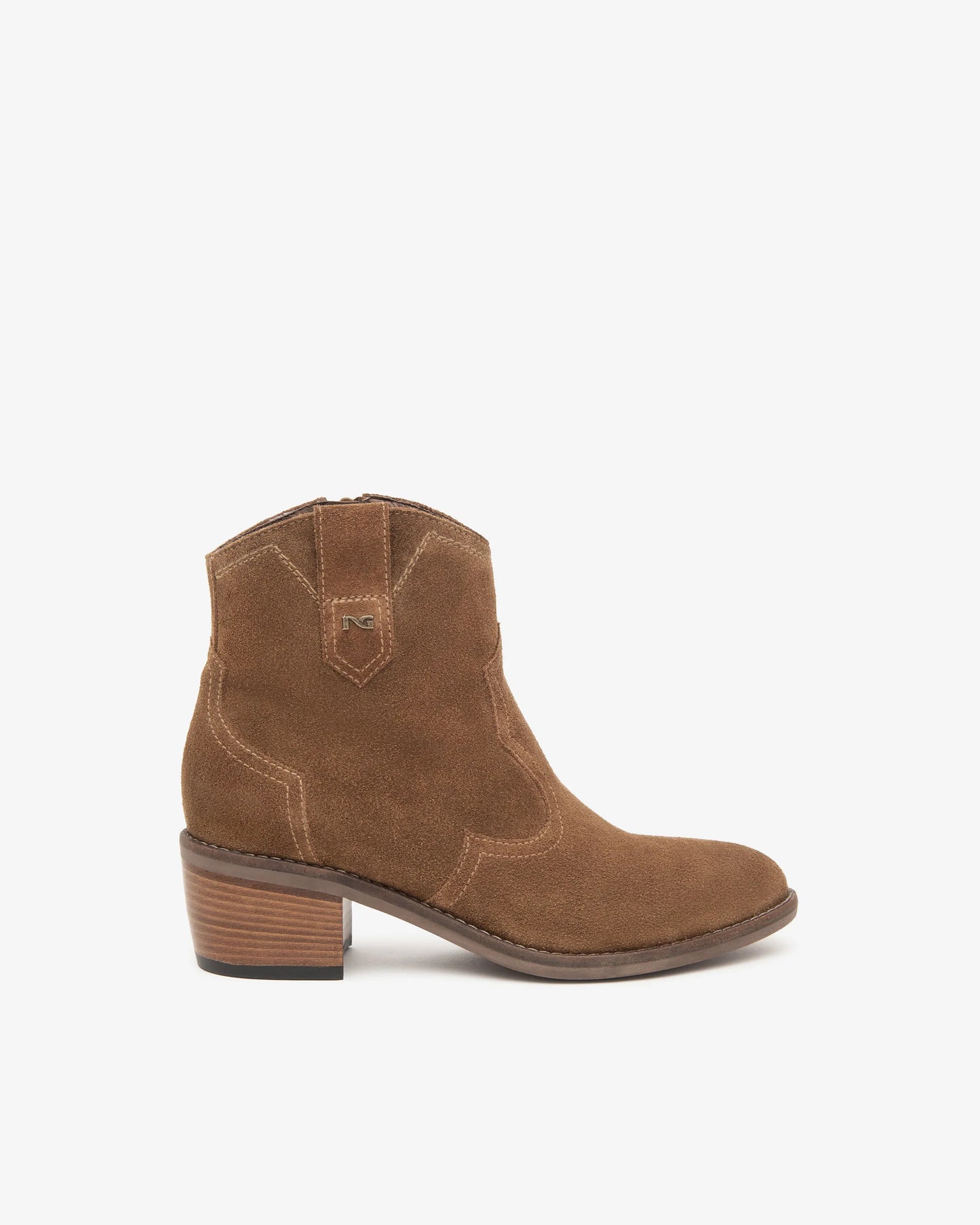 Ankle Boot in Brown Suede