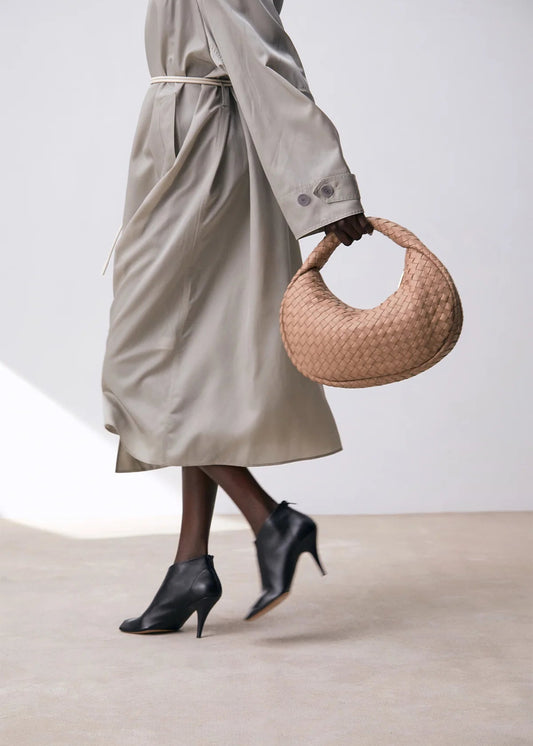 Laluna Mini Shoulder Bag in Taupe