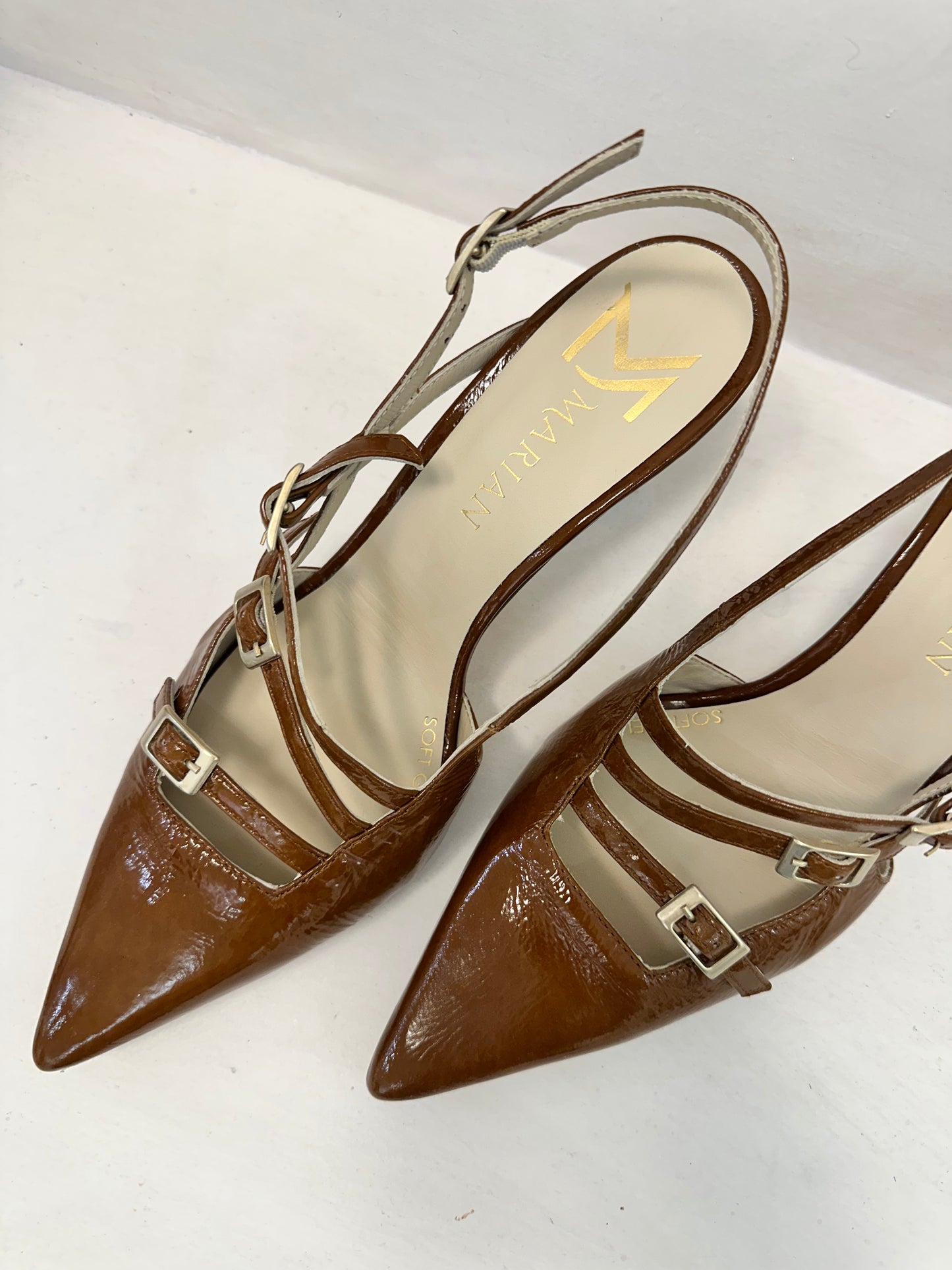 VENECIA CUERO SLINGBACK SHOE- MARIAN
