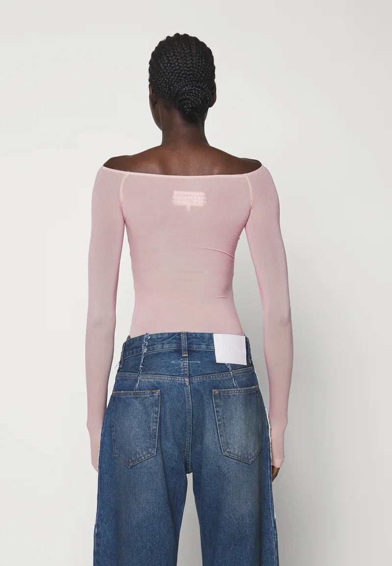 PINK BODY SUIT - MM6