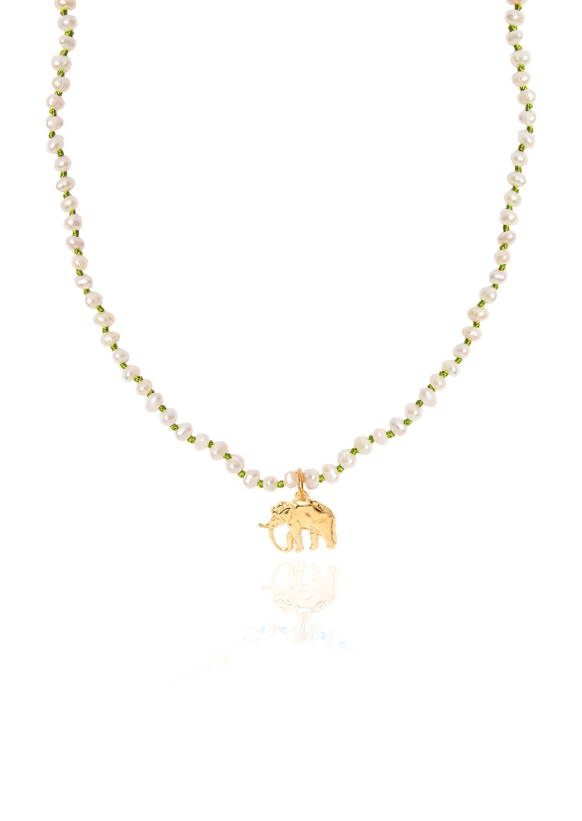 WIZARD OF PEARLS NECKLACE OLIVE