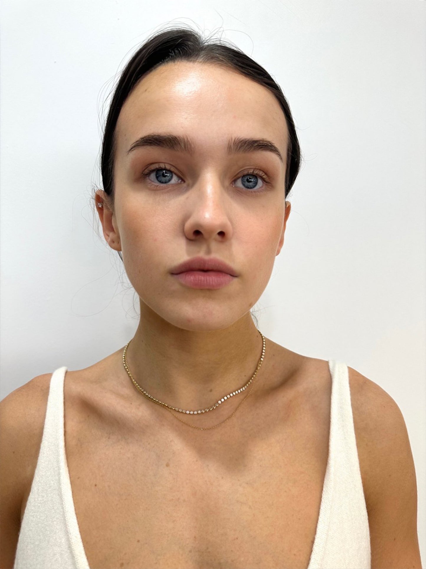 SYLVIA LAYERED THIN CHAIN 45CM GOLD