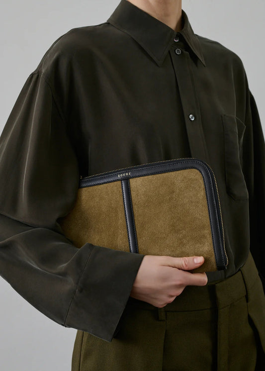 Doces Pouch in Bronze/Black