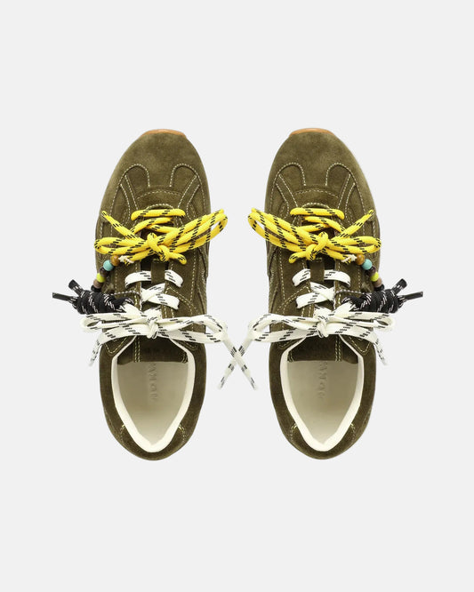 Atlas Suede Sneaker in Khaki