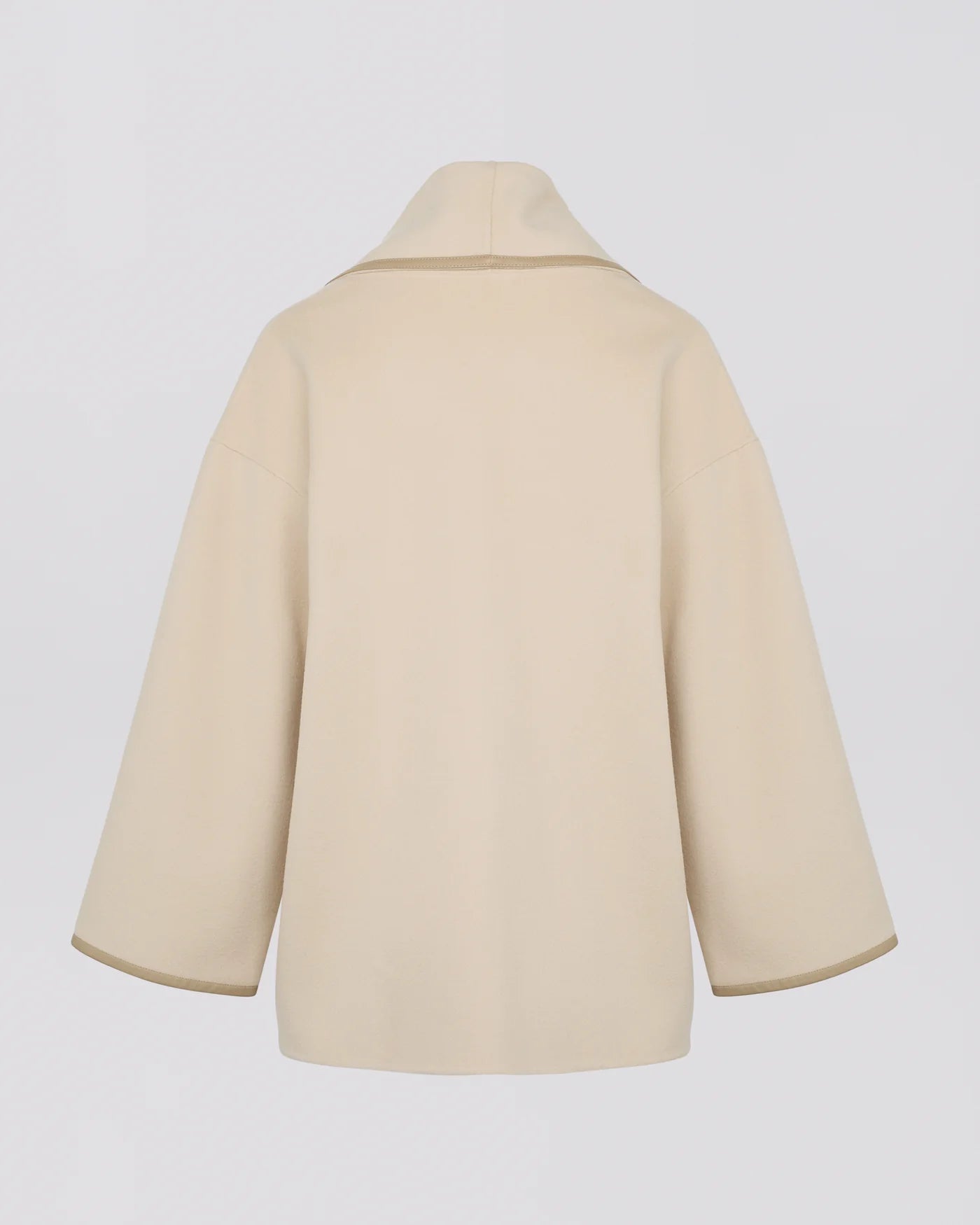 Cashmere Wrap Coat in Sable