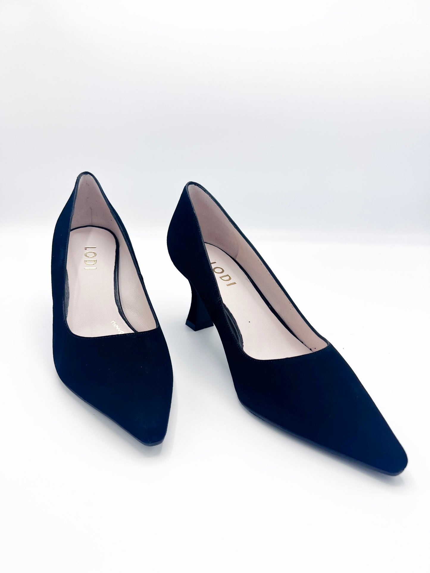 JONA HEEL SUEDE BLACK - LODI