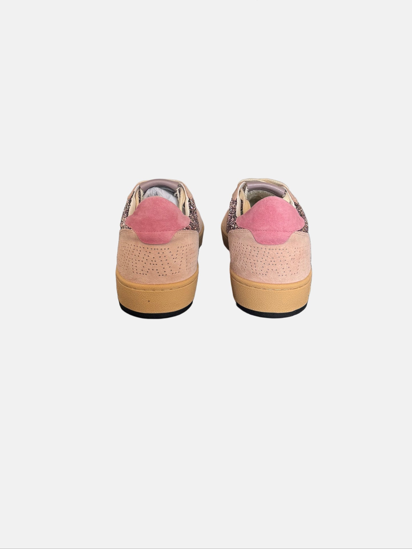 Gamin Sneakers in Glitter Pink
