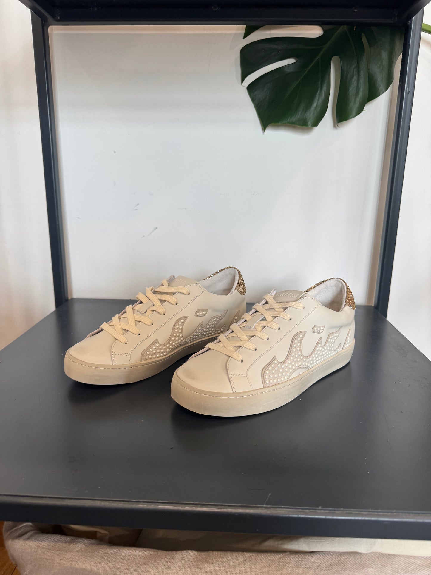 Gamin Sneakers in Brave Blanco White