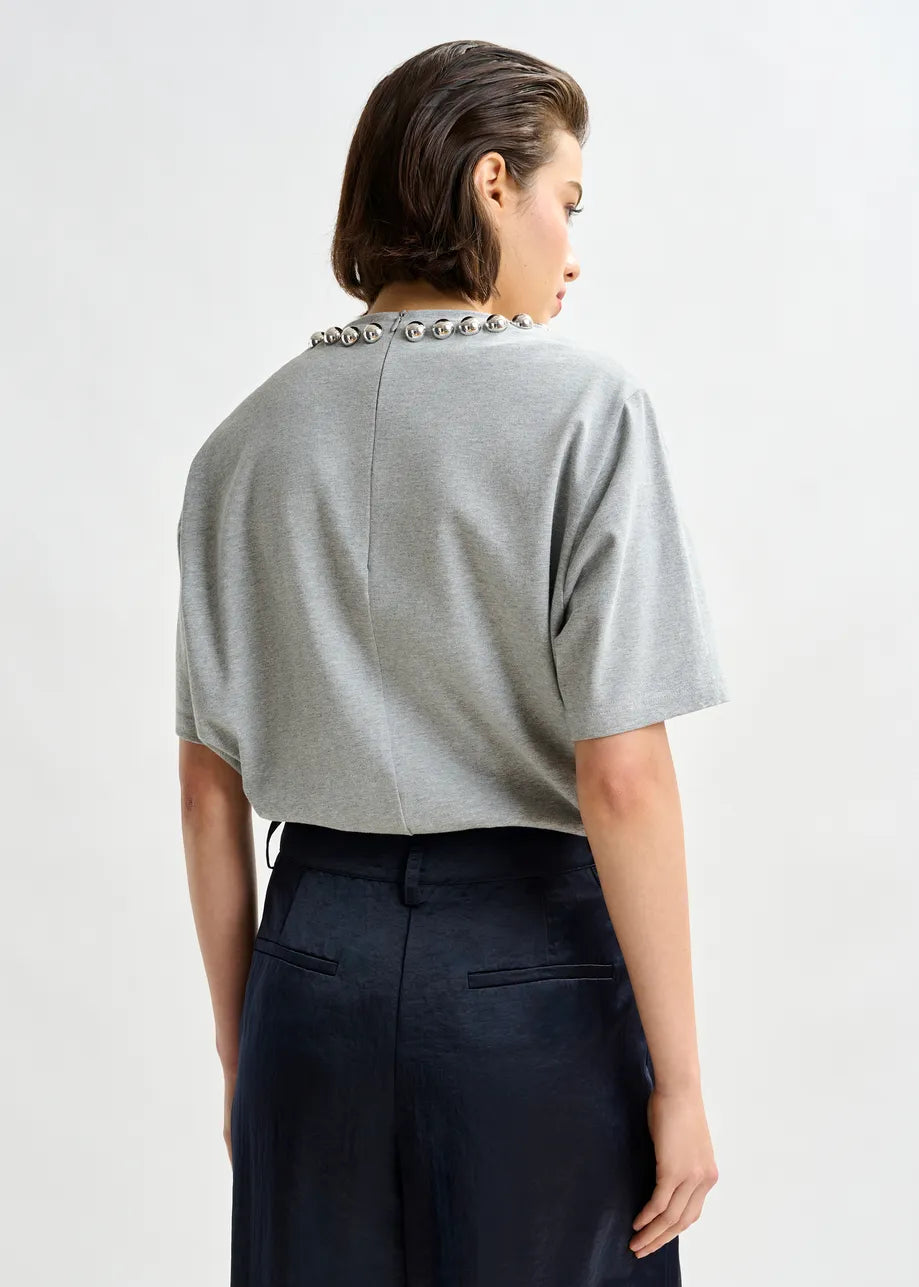 T-shirt with Silver Balls