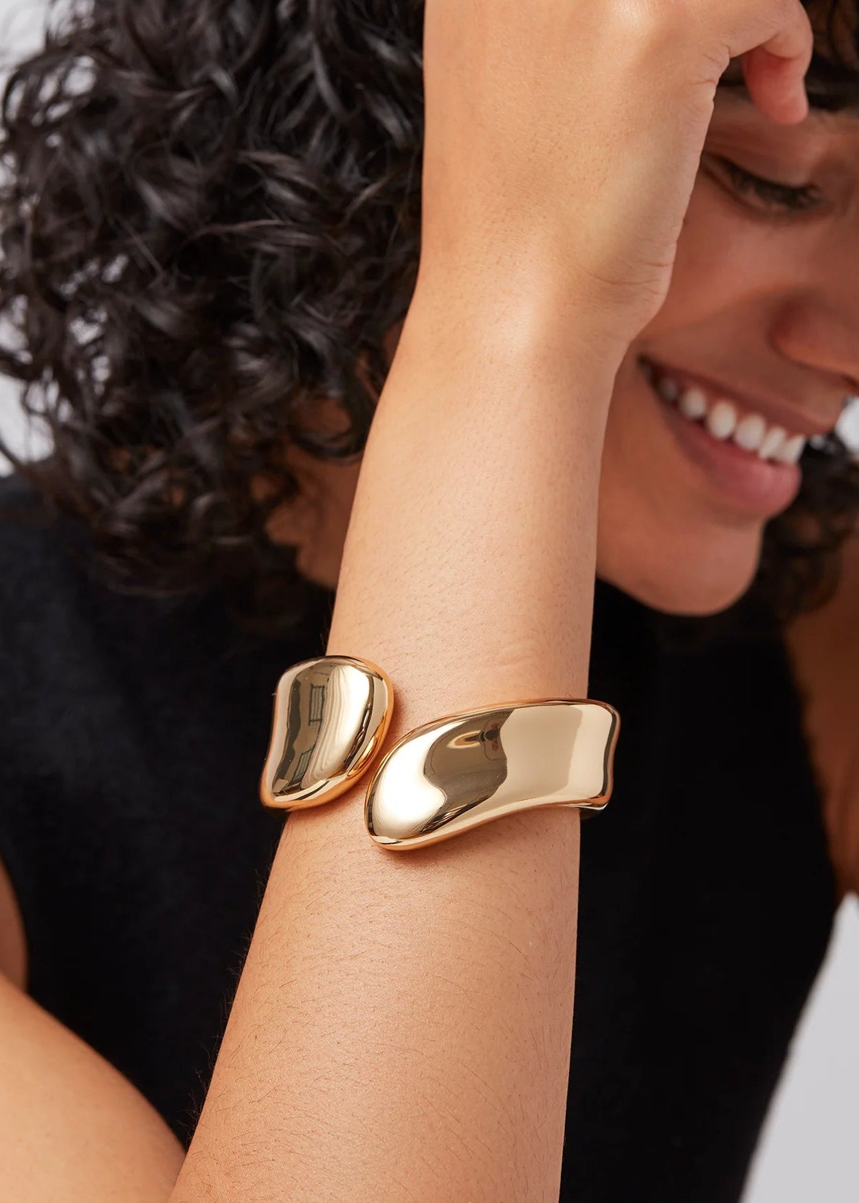 Solene Cuff in Gold