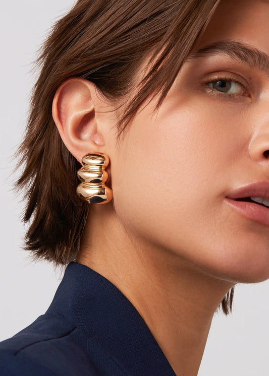Non-stop Earrings  in Gold