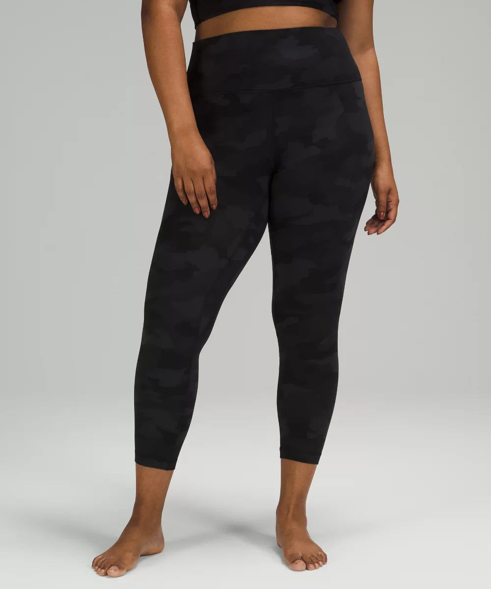 ALIGN PANT 25" CAMO DEEP COAL MULTI