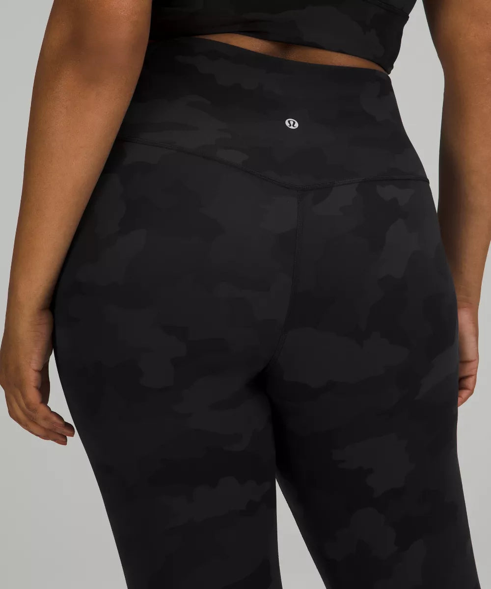 ALIGN PANT 25" CAMO DEEP COAL MULTI