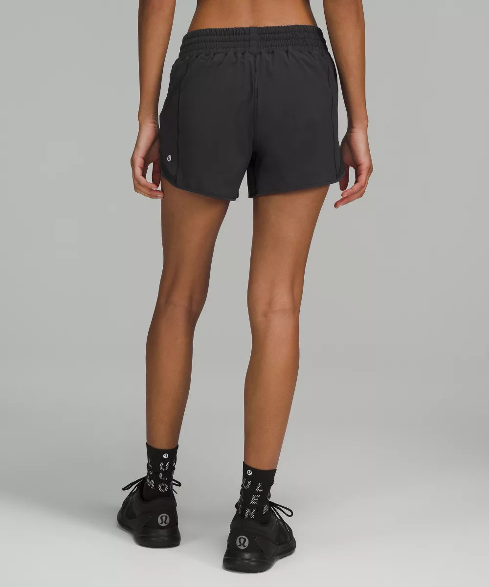 HOTTY HOT HIGH RISE LINED SHORT 4"-BLACK