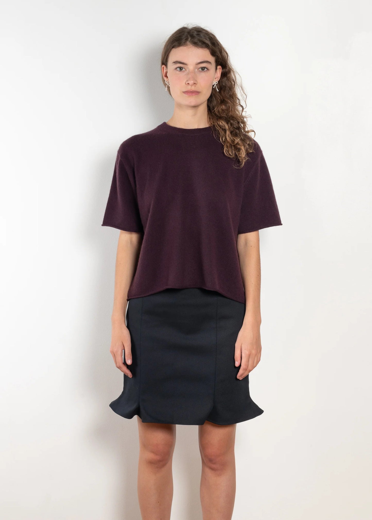 Cila T-Shirt in Mahogany