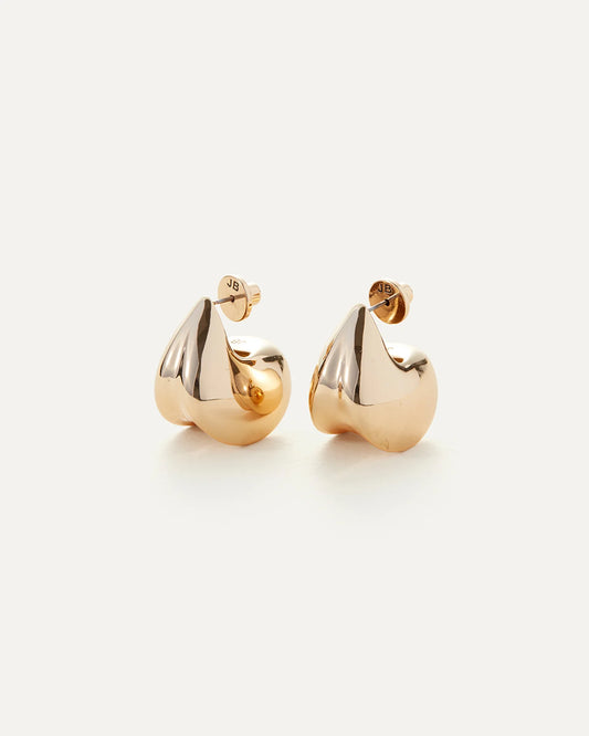 Nouveaux Puff Earrings in Gold