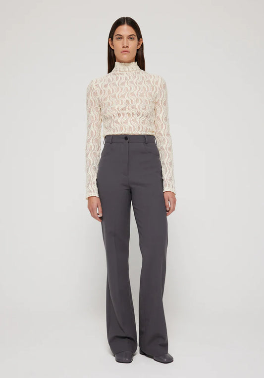 LACE TURTLENECK TOP - ROHE