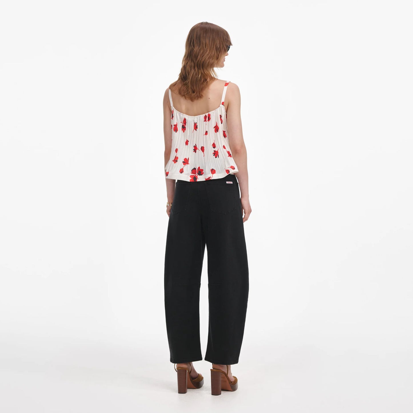 Barrel Leg Jeans in Black