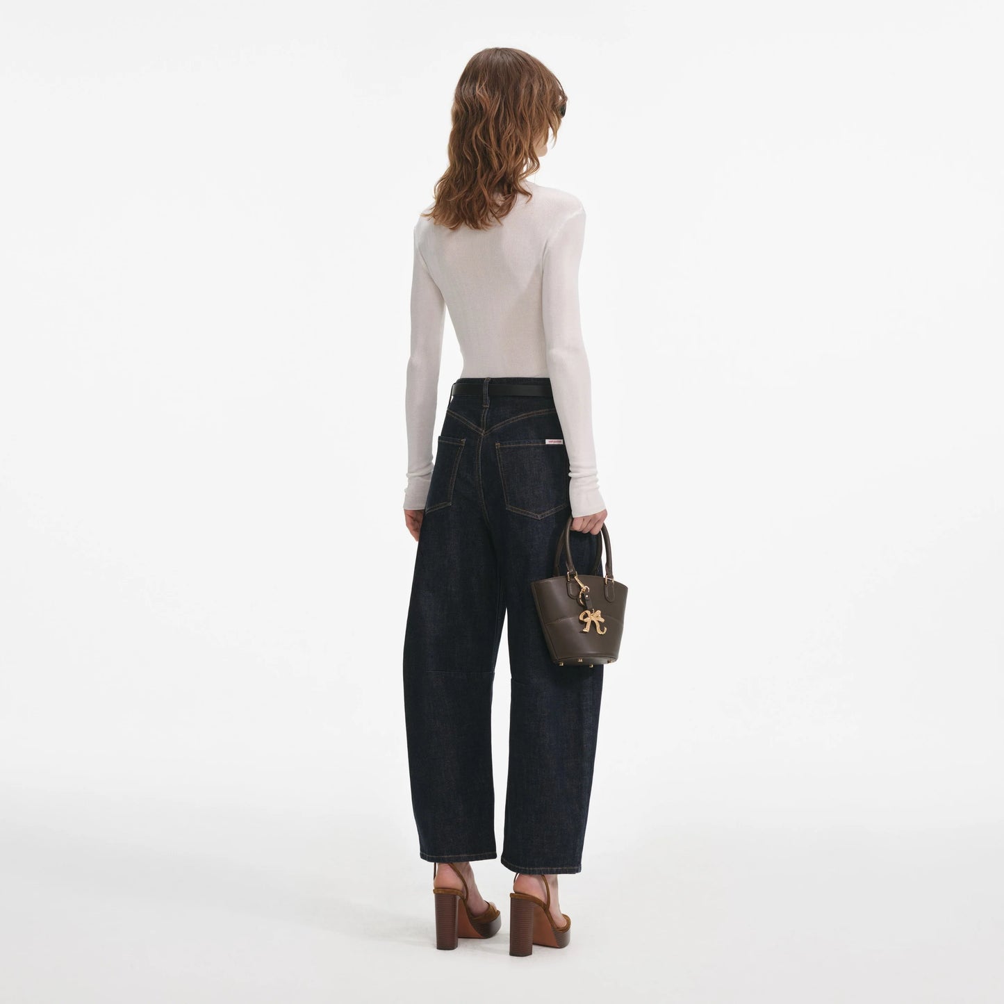 Barrel Leg Jeans in Indigo