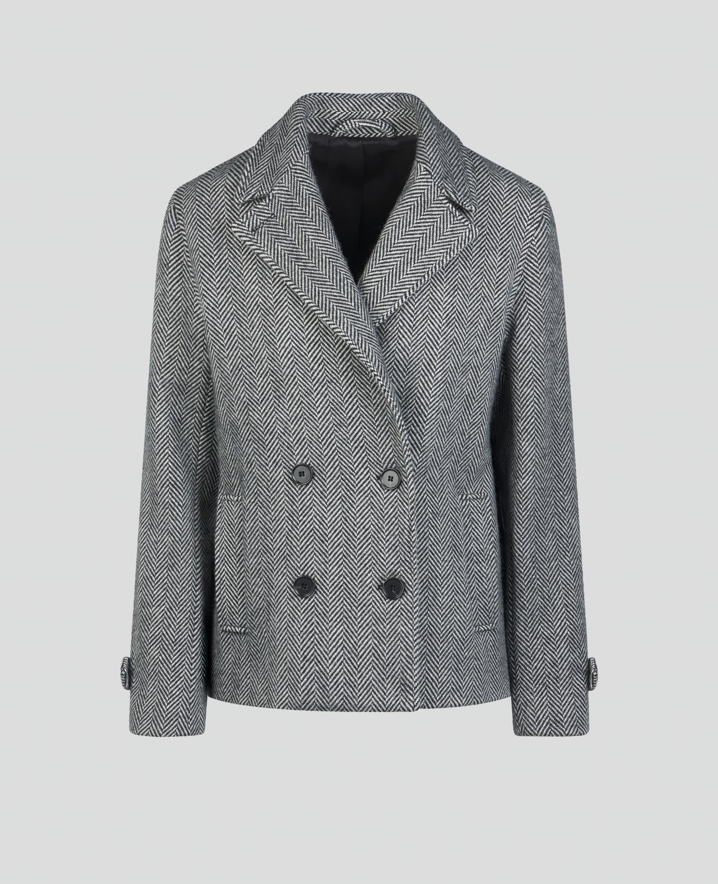 Saoirse Coat in Black and White