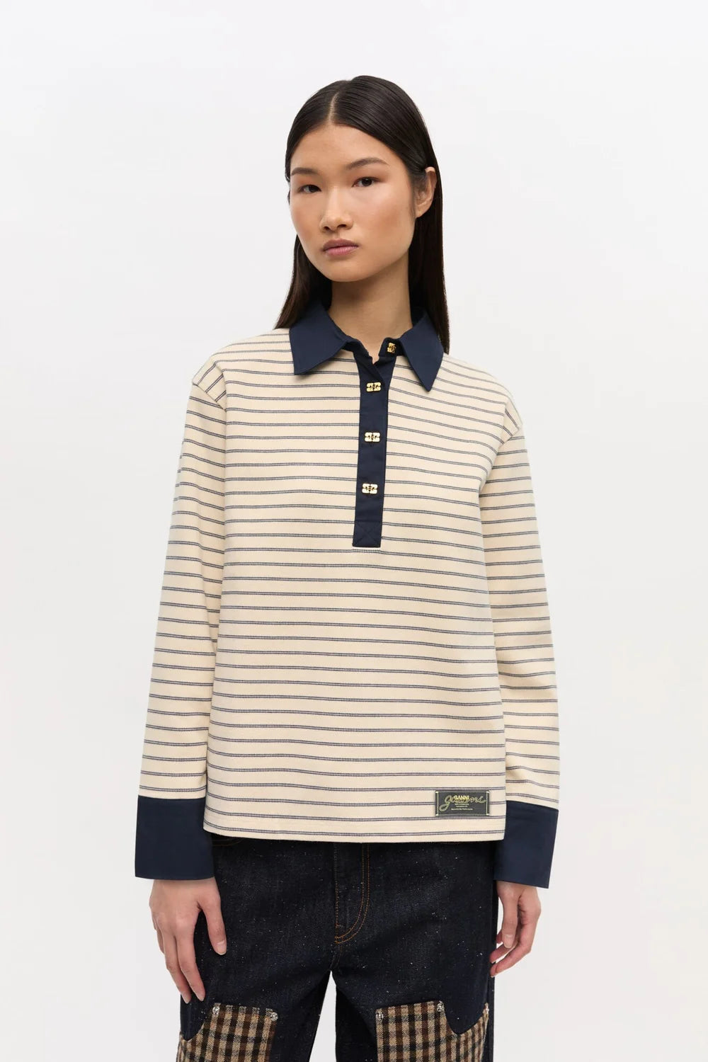 Single Piquet Jersey Polo in Phantom