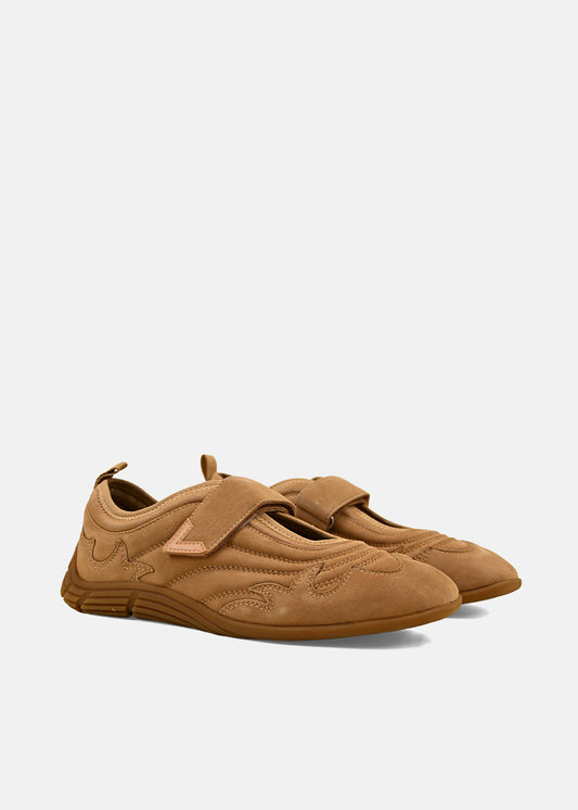 Magda Ballet Sneakers in Brown