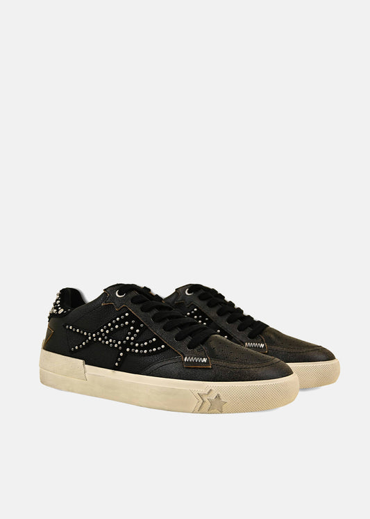 Moonlight Studs Sneakers in Black