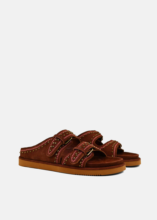 Urus Sandals in Burgundy