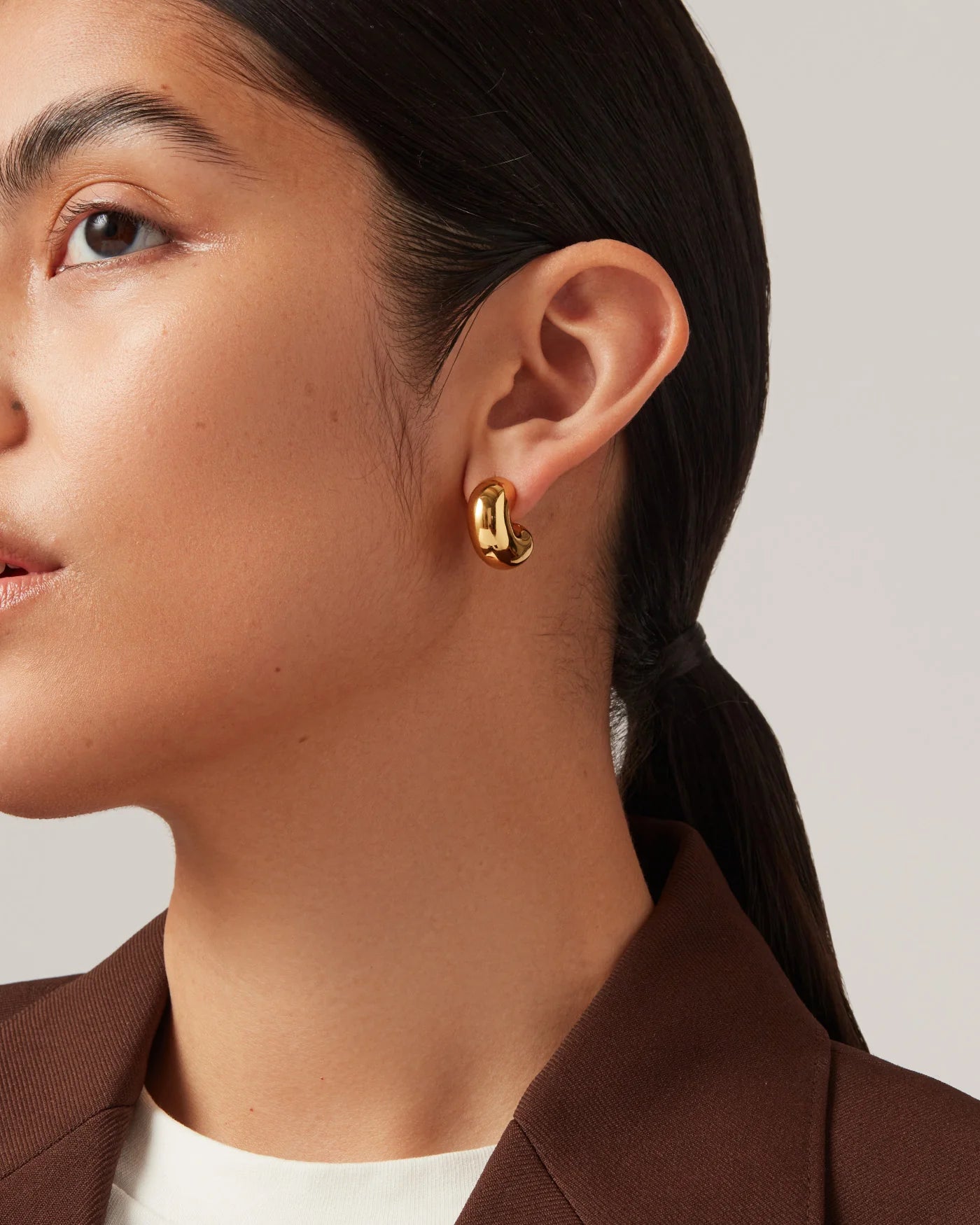 Tome Hoops Medium in Gold