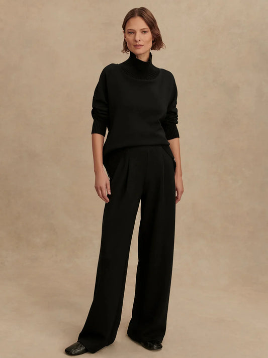 The Extra Wide Leg Pant 29.5" in Black