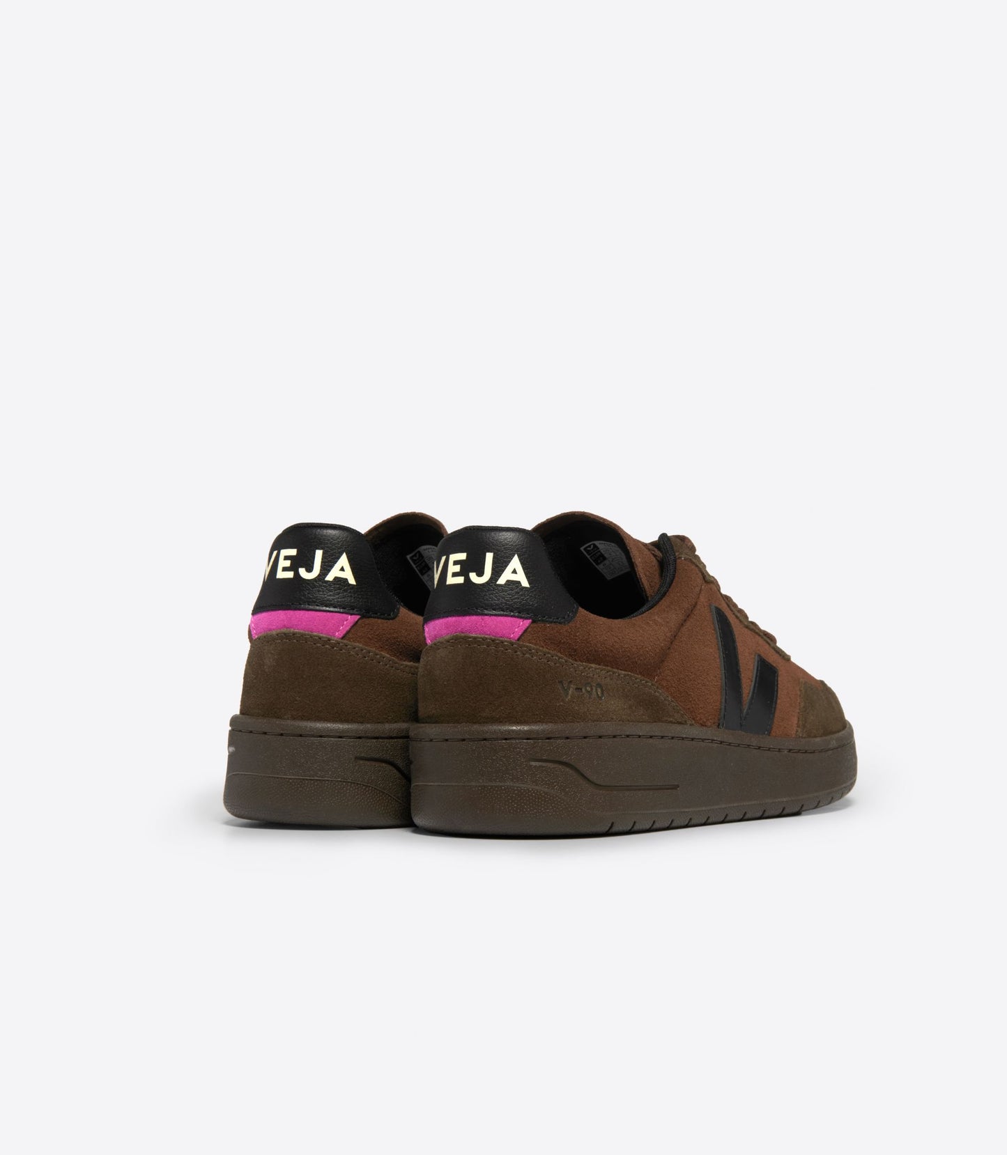V90 Sneakers in Suede Walnut Black