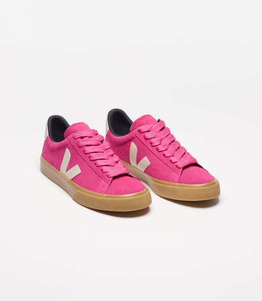 Campo Bold Suede Sneakers in Pink Pierre Natural