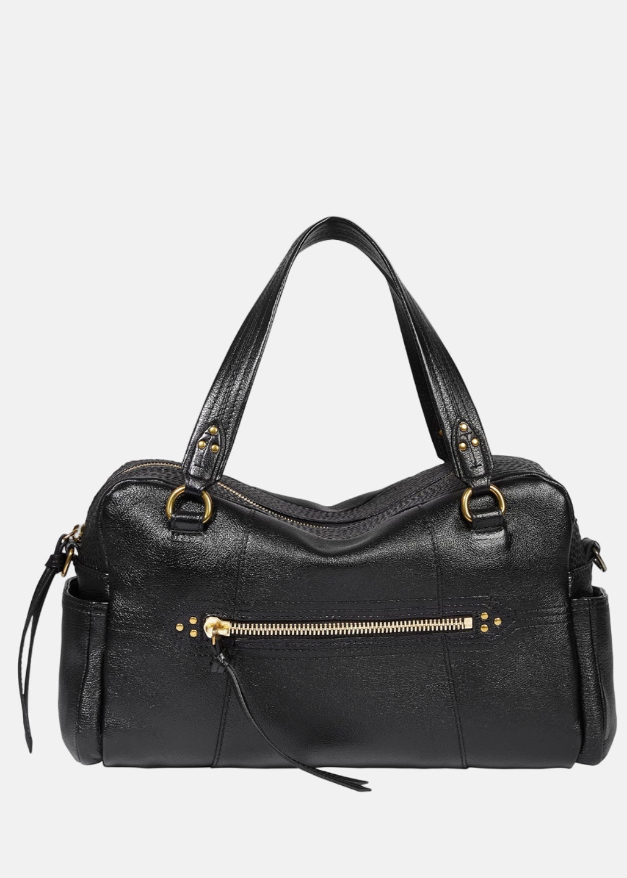Lucky Bowling Bag in Black Buffaloskin