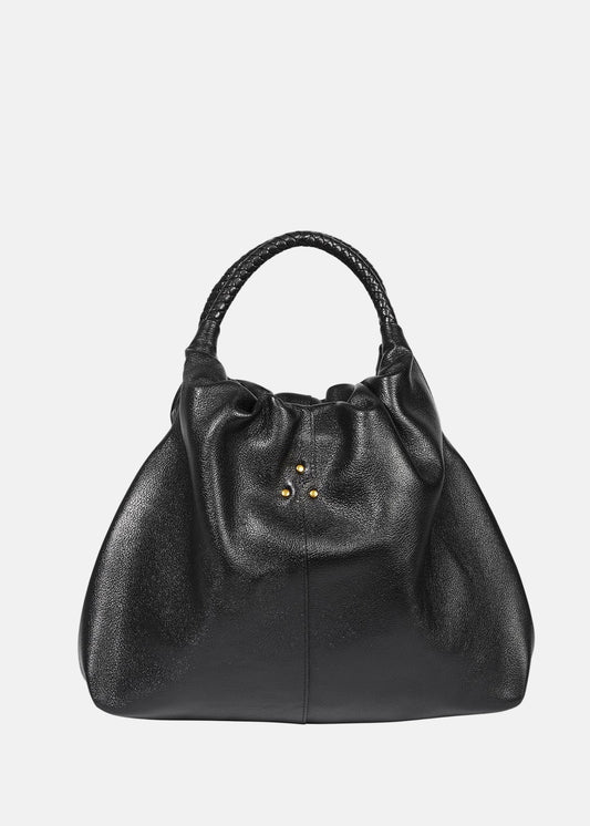 Gordi M Bag in Buffaloskin Noir Brass