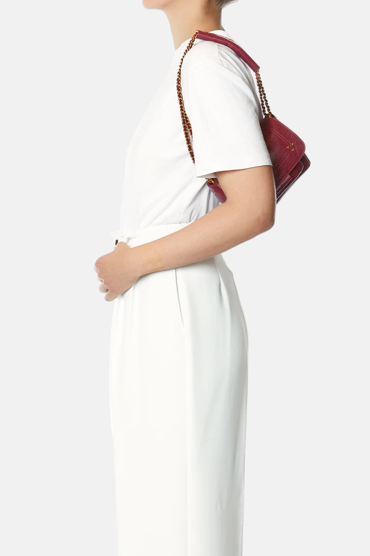 Lulu S Bag in Goatskin Bordeaux