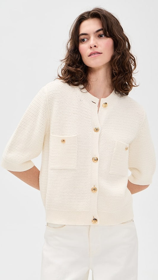 Christa Cardigan in Cream