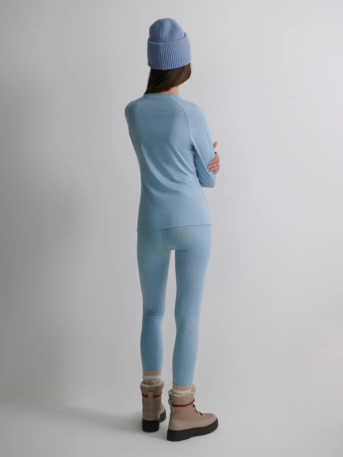 Always Warm Base Layer Leggings in Glacier Marl