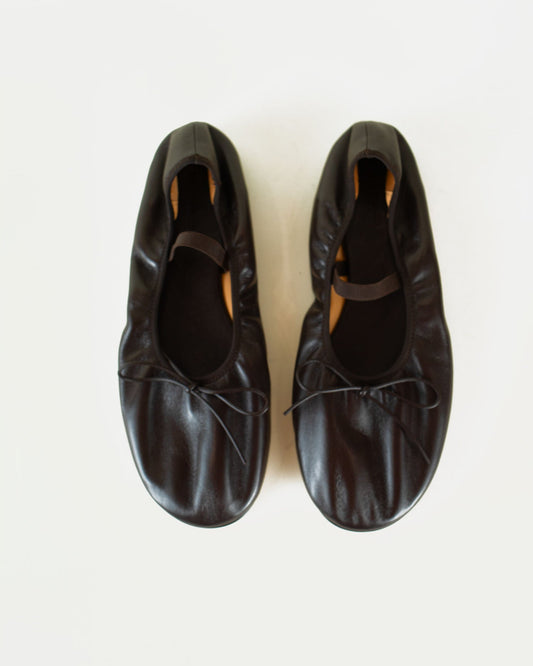 Balla Bow Pump in Espresso