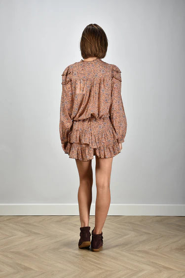 Christa Blouse in Rust