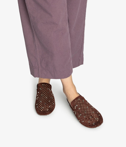 Braidy Clog in Brown