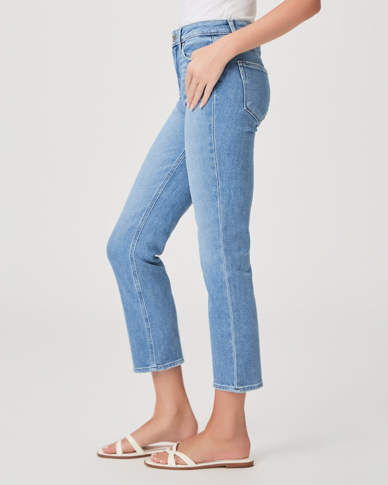 CINDY CROP STRAIGHT LEG JEAN IN PERSONA - PAIGE