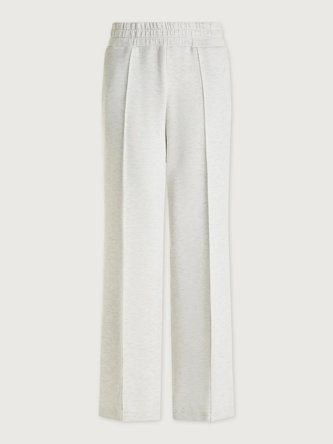 The Wide Leg Pant 28" in Ivory Marl