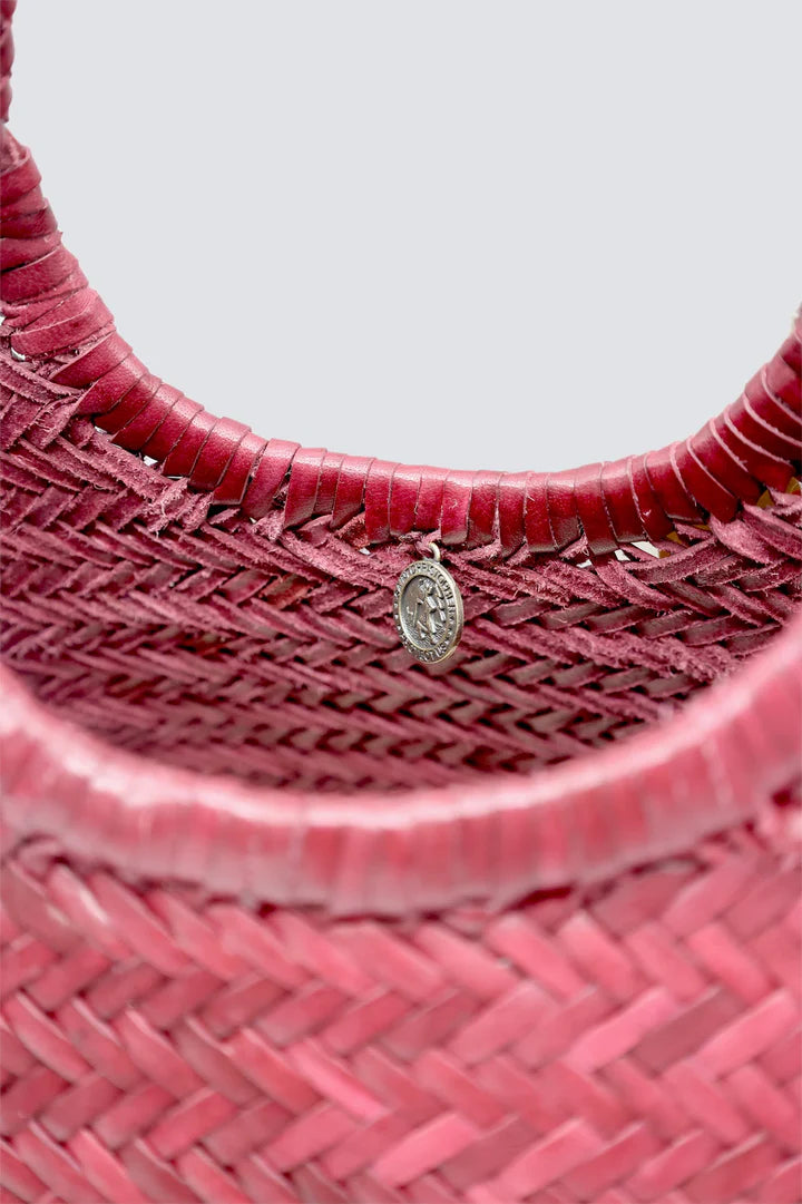 Nantuket Basket Big Bag in Bordo