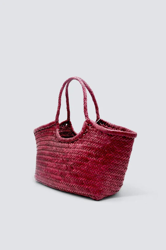 Nantuket Basket Big Bag in Bordo