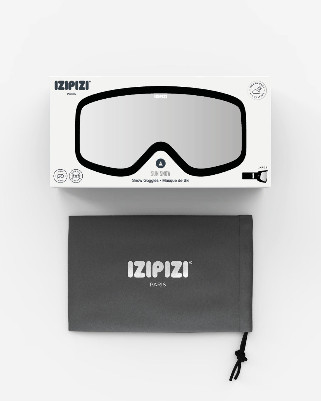 #Snow All Weather Ski Glasses in Black