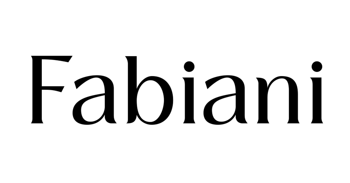 Fabiani
– FABIANI