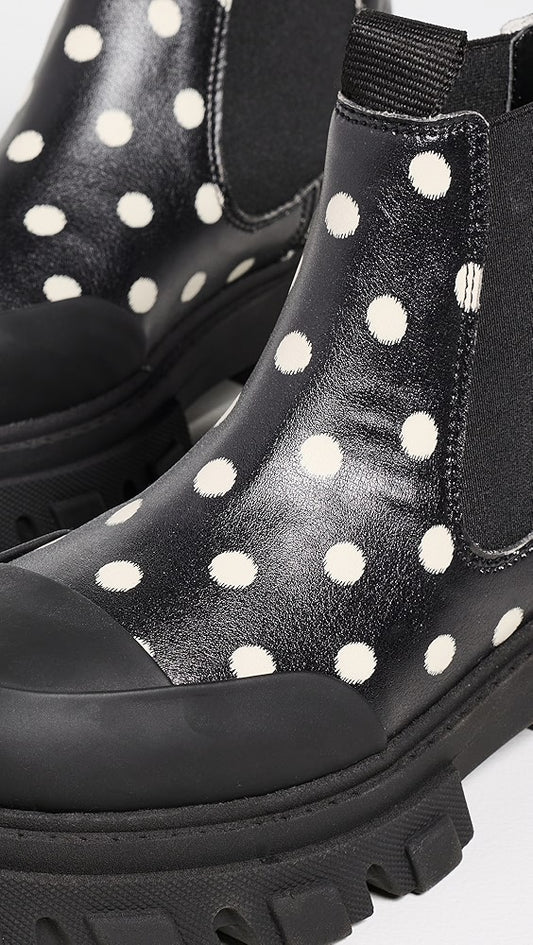 Cleated Low Chelsea Boot in Printed Pelinova