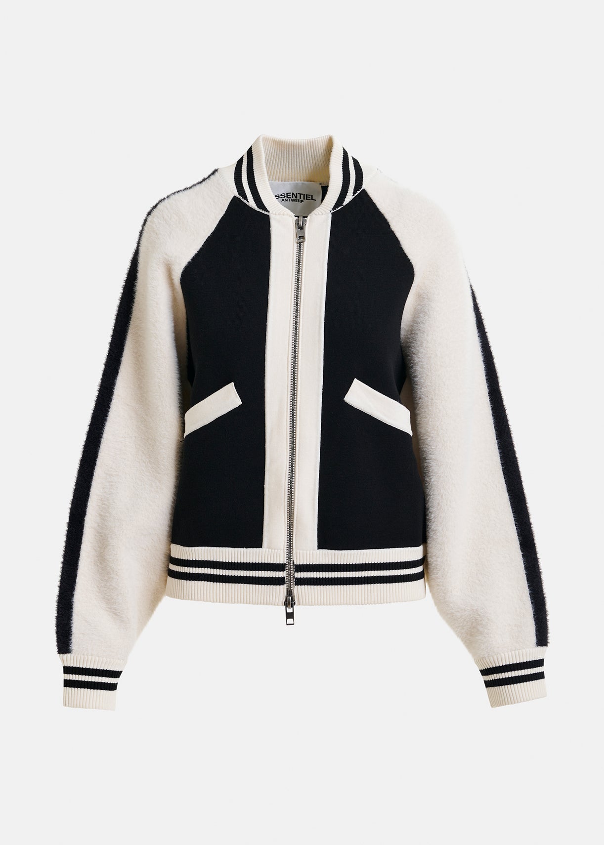 Idol knitted bicolour jacket