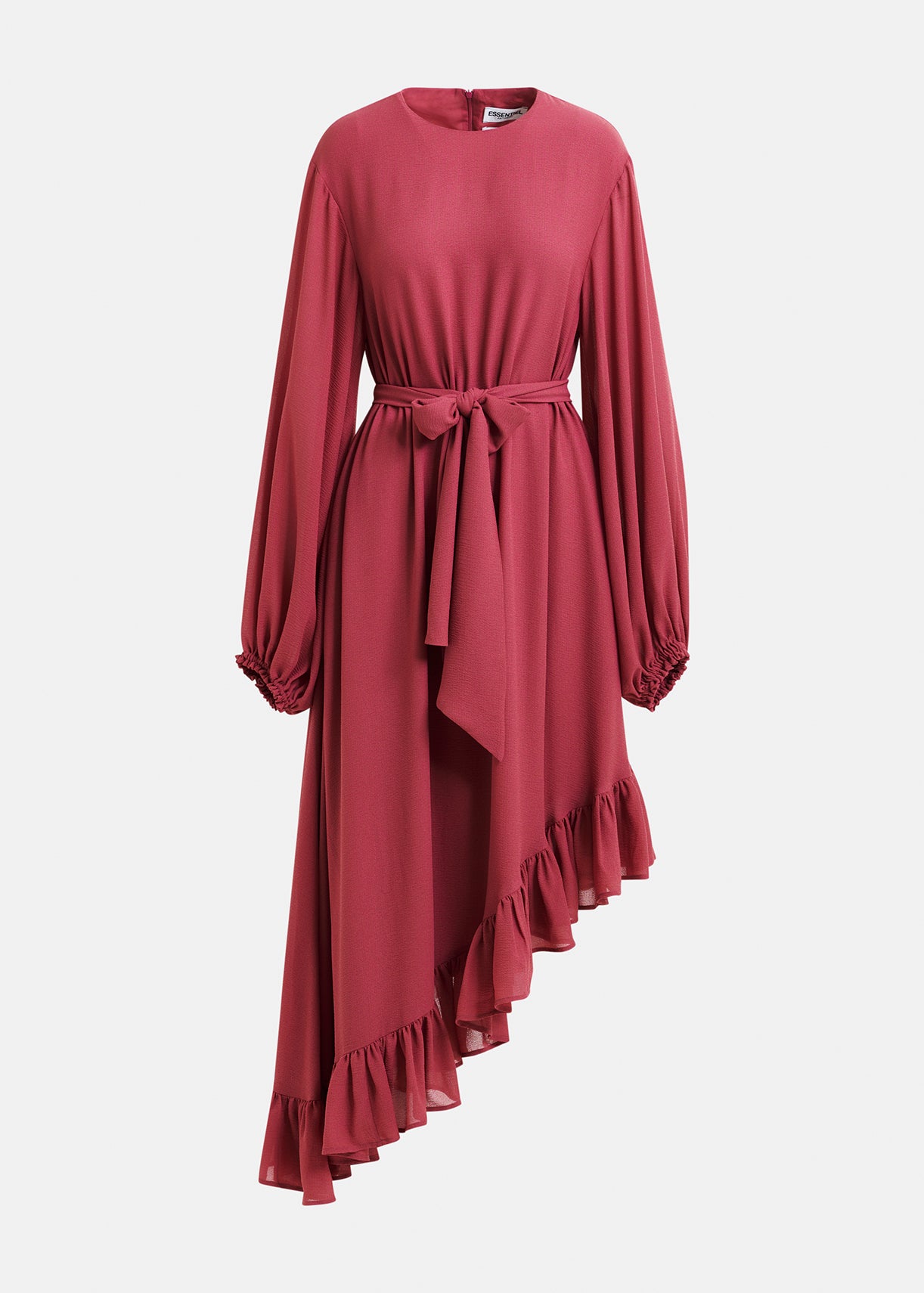 Iflower pussy bow tie dress